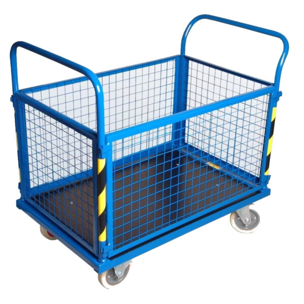 Wózek transportowy Romek VII zabudowany siatką