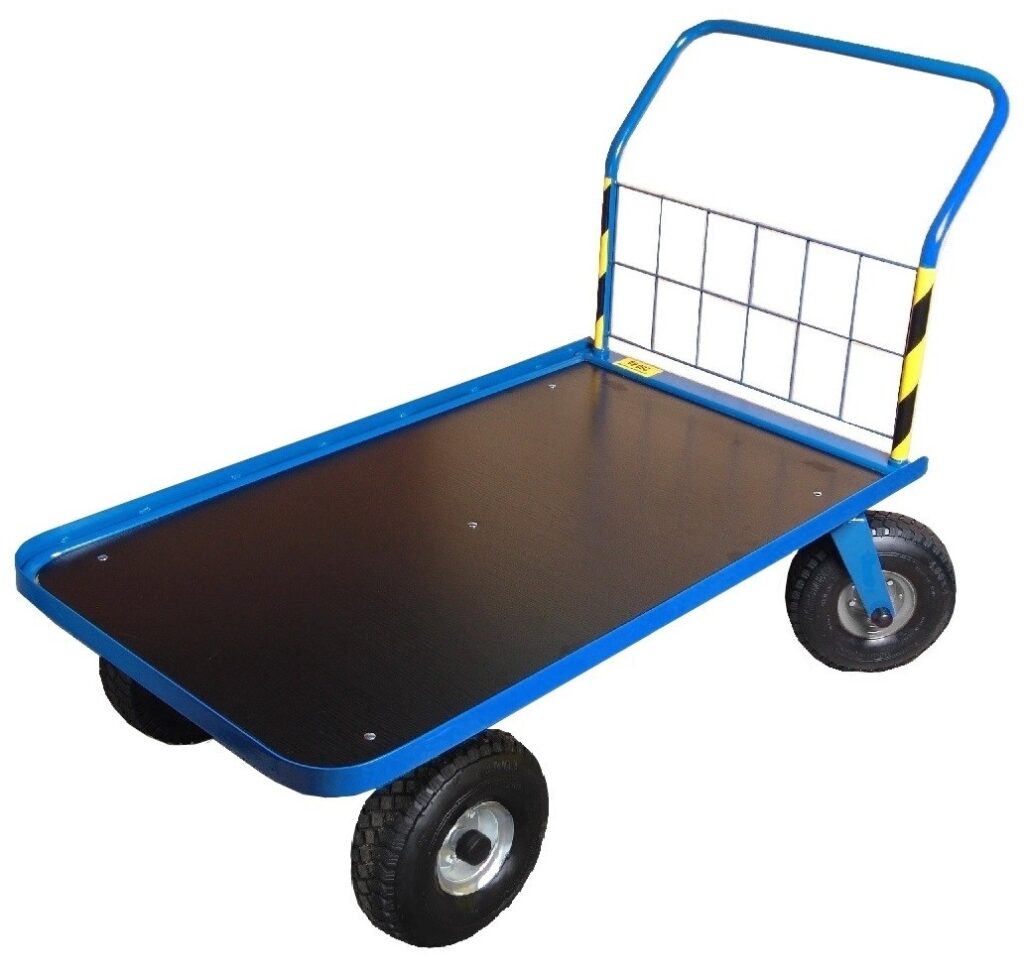 Wózek gospodarczy, platformowy Stach IV z obrzeżem